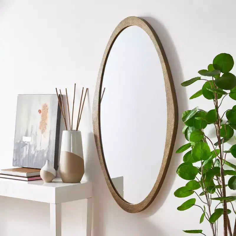 Rectangular Wall Mirror, 25 x 47 Inch, Modern Decorative Mirror for Living Room, Bedroom, Entryway