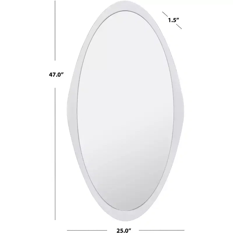 Rectangular Wall Mirror, 25 x 47 Inch, Modern Decorative Mirror for Living Room, Bedroom, Entryway