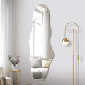 MAYEERTY Hanging Mirror Frameless Irregular Shape