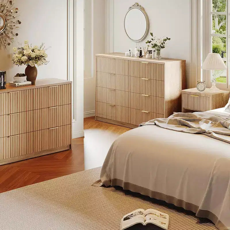 Upholstered Platform Bed Frame with Wingback Headboard, Queen Size, Gray