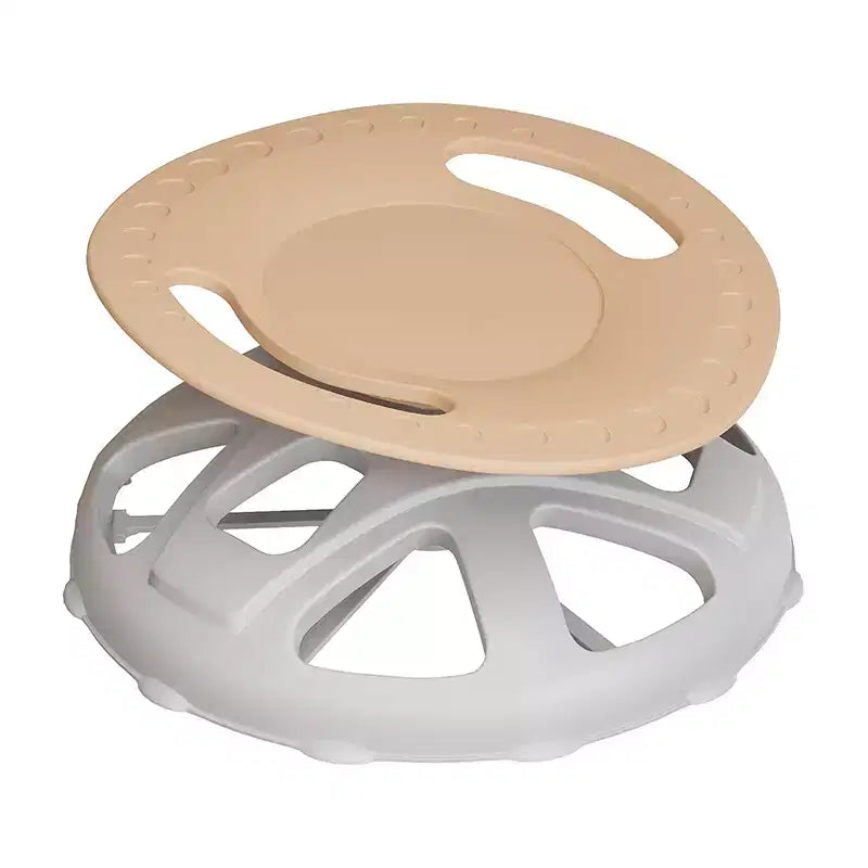 Kids Sensory Swivel Spinning Chair with Safety Handle and Non-Slip Base, Balance Training Chair