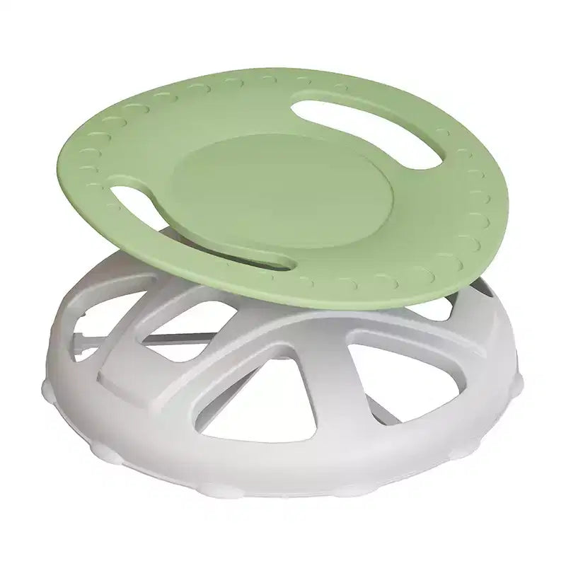Kids Sensory Swivel Spinning Chair with Safety Handle and Non-Slip Base, Balance Training Chair