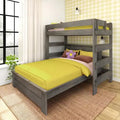 Farmhouse Twin Over Panel Queen L-Shaped Bunk Bed
