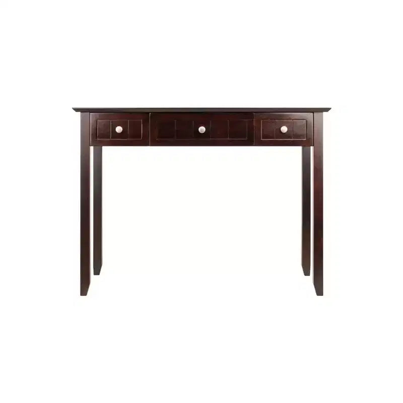 30" Brown Particle Board Computer Desk with Open Storage Shelf