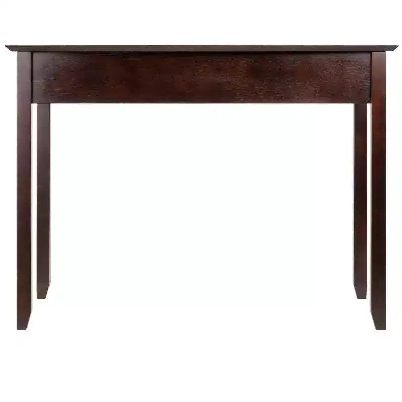 30" Brown Particle Board Computer Desk with Open Storage Shelf