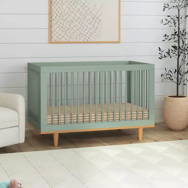 Marley 3-in-1 Convertible Crib, Grows with Your Child from Nursery to Toddler