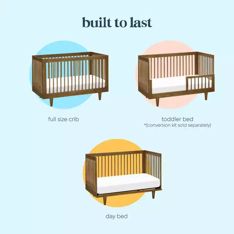 Marley 3-in-1 Convertible Crib, Grows with Your Child from Nursery to Toddler