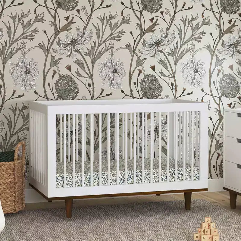 Marley 3-in-1 Convertible Crib, Grows with Your Child from Nursery to Toddler
