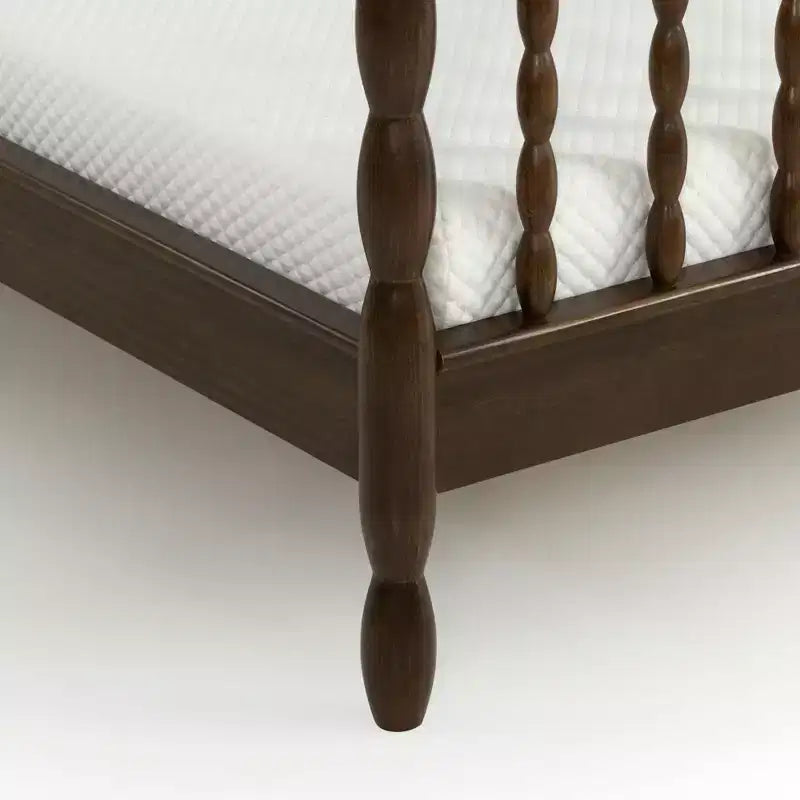 Jenny Lind Twin Bed Frame with Classic Spindle Headboard & Footboard