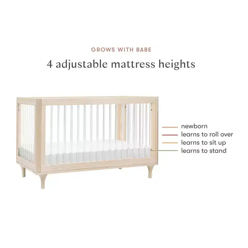 Lolly 3-in-1 Convertible Crib with Toddler Bed Conversion Kit