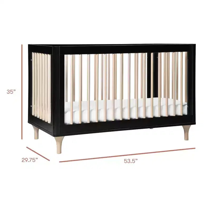 Lolly 3-in-1 Convertible Crib with Toddler Bed Conversion Kit