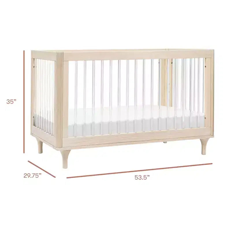 Lolly 3-in-1 Convertible Crib with Toddler Bed Conversion Kit